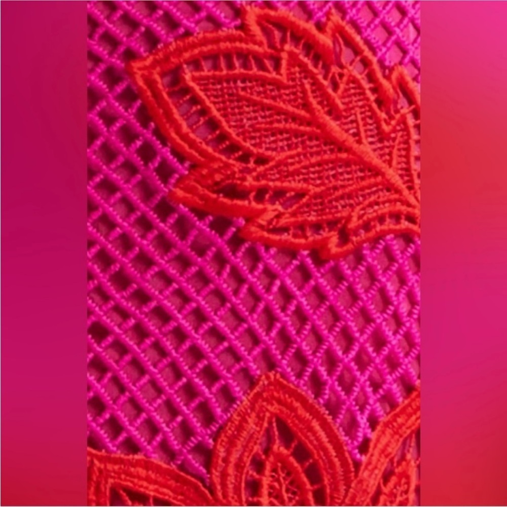 Farm Rio Guipuire Bicolor Maxi Dress - Picture 8 of 13